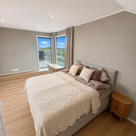 Villa Newly Built Architecturally Designed Atrium House Kristiansund