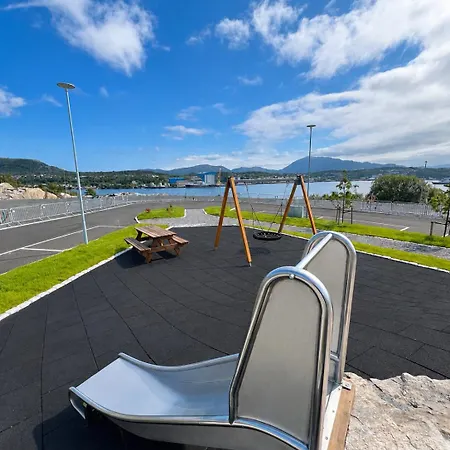 Newly Built Architecturally Designed Atrium House Kristiansund